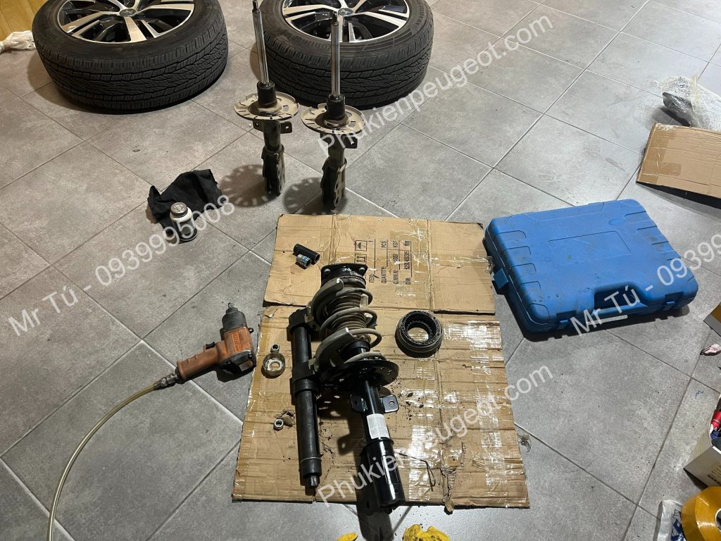 Phuộc xe và tăm bông Peugeot 3008