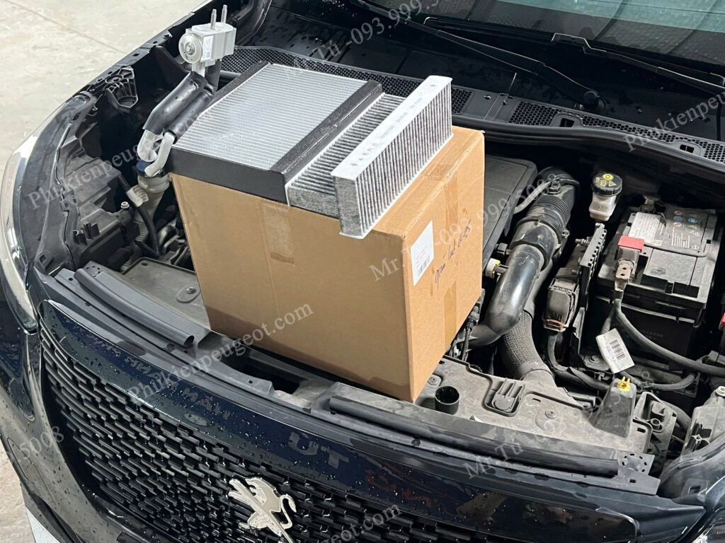 thủng dàn lạnh xe Peugeot