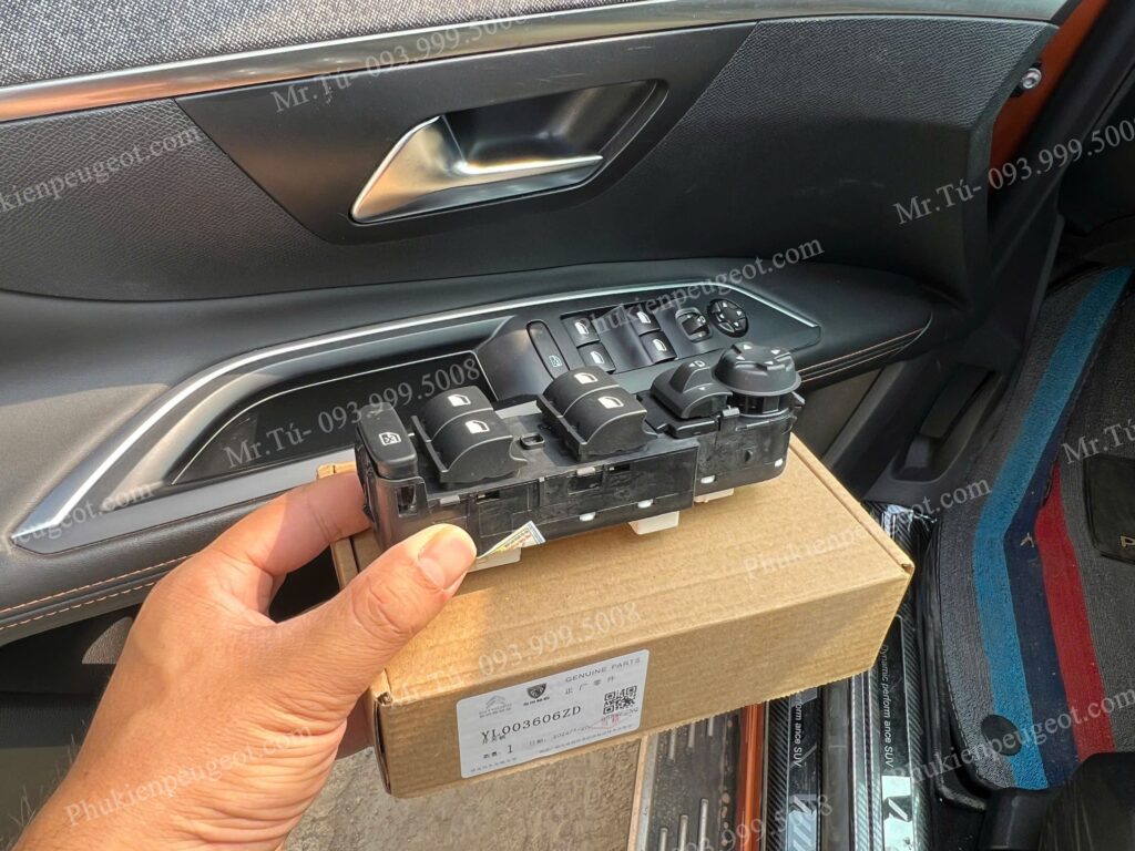 Cụm công tắc điều khiển gương kính Peugeot