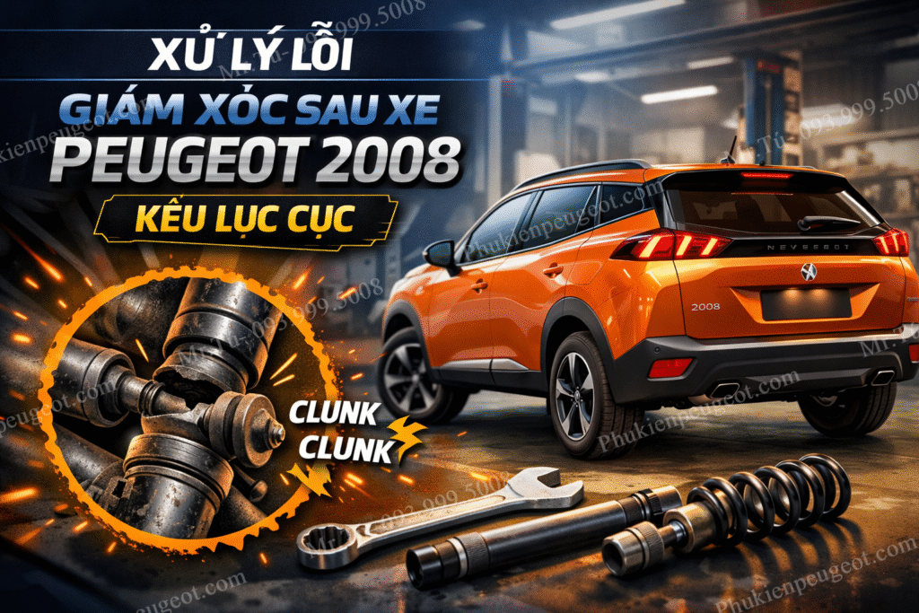giảm xóc sau xe Peugeot 2008