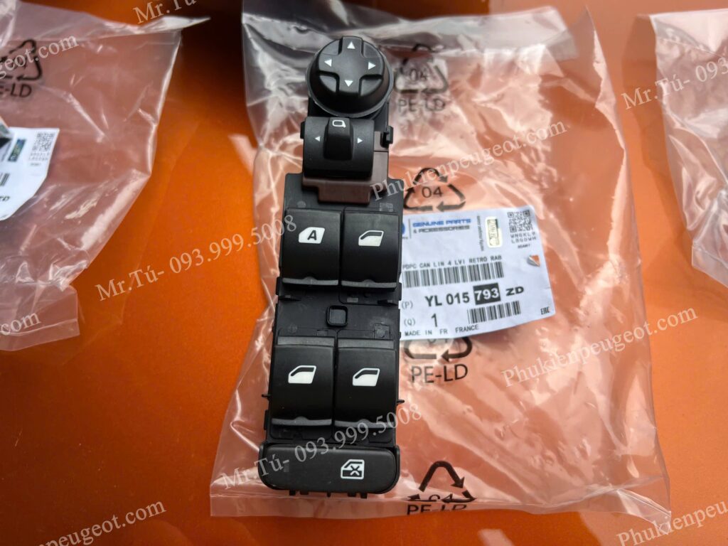 Cụm phím điều khiển gương kính Peugeot 2008