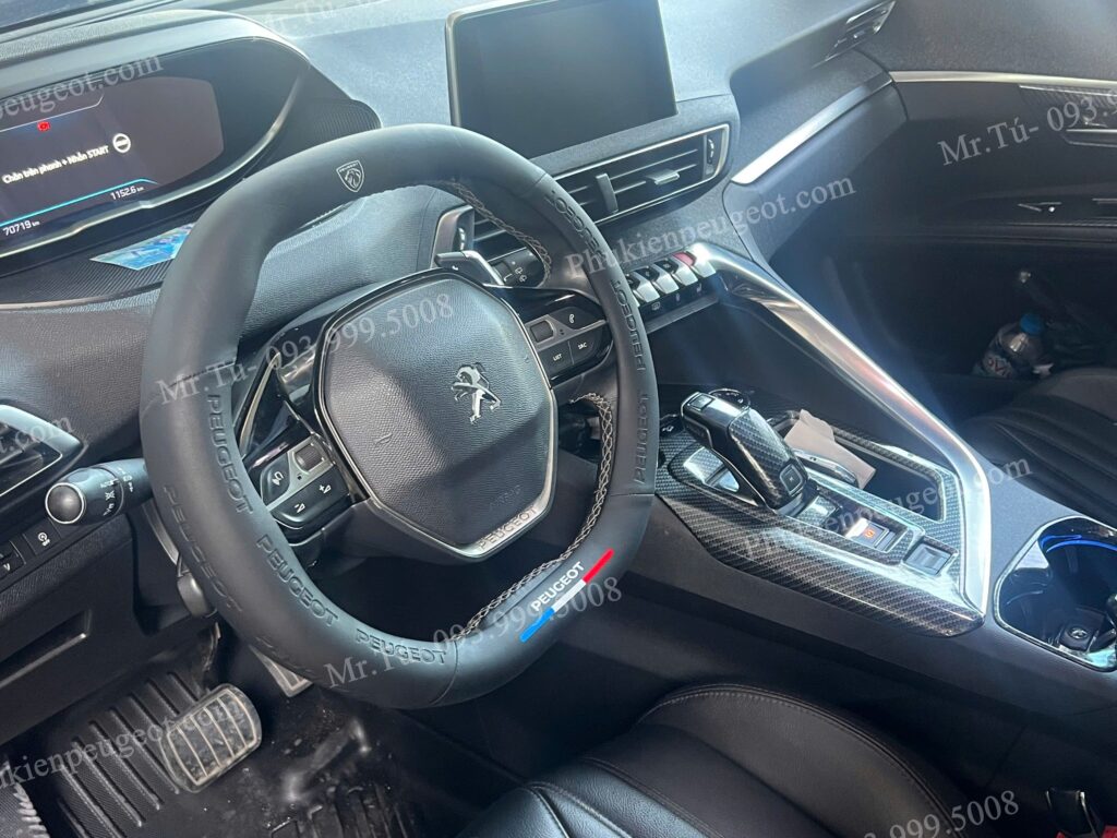 Bọc vô lăng da xe Peugeot